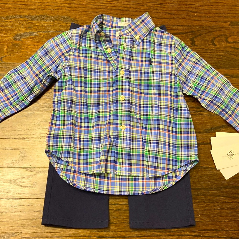 Ralph Lauren Button Down and Dress Panta